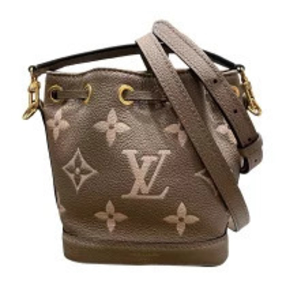 Louis Vuitton Noe Beige Cream Monogram Empreinte Shoulder Bag